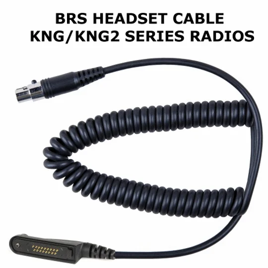 Detachable Coil Cable for KNG Dual Muff Headset