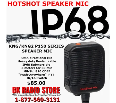 BK KNG SERIES HOTSHOT SPEAKER MIC