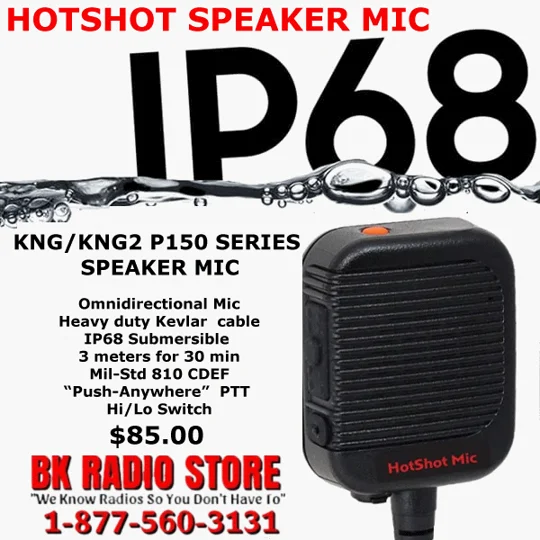 BK KNG SERIES HOTSHOT SPEAKER MIC