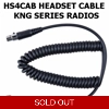 Detachable Coil Cable for KNG  Dual Muff Headset
