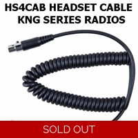 Detachable Coil Cable for KNG  Dual Muff Headset