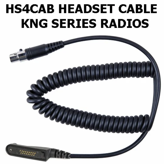 Detachable Coil Cable for KNG Dual Muff Headset