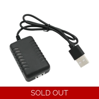 11.1v Lipo Lion USB Battery Charger JST XH 4 pin Connector