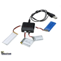 4 in 1 USB Battery Charger For Hubsan, WLtoys, MJX, Syma X5C, X5SC