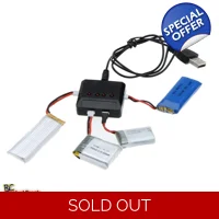 4 in 1 USB Battery Charger For Hubsan, WLtoys, M..