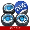 1:10 On Road Racing RC Car Rubber Tires Wheels Tyres 12 Spoke Rims 1:10 On Road Racing RC Car Rubber Tires Wheels Tyres 12 Spoke Rims