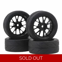 thumbnail image 2 of 4pcs 1/10 Scale RC Drift Tires - Rubber Racing Wheels For ZD Racing Cars 2 of 12