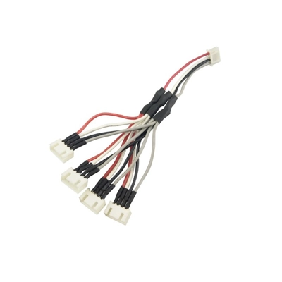 11.1v Lipo Li-ion Li-poly x4 Multi Battery Charger Adapter Cable