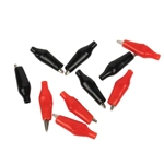 10pcs 28mm Insulated Crocodile Alligator Clips Electrical Test Clamps 5A Jumper