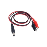 5.5mm x 2.1mm Male Jack Plug Connector Cable Alligator Crocodile Clip