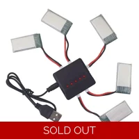 5 in 1 USB Battery Charger For Hubsan, WLtoys, MJX, Syma