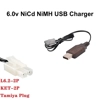 6V 250mA USB Charger Tamiya Connector Plug NiMH NiCD RC Model Battery Pack