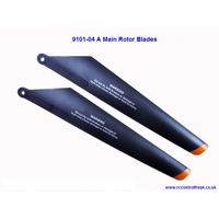 Double Horse 9101-04 A Main Rotor Blades - Black with Orange Tip