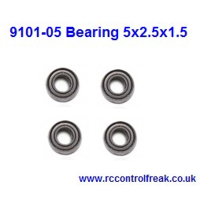 Double Horse 9101-05 Bearing 5x2.5x1.5