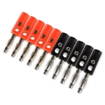 High Quality 10x 4mm Banana Plug Male Female Connector Audio Speaker Wire Cables