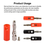 High Quality 10x 4mm Banana Plug Male Female Connector Audio Speaker Wire Cables