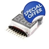 3.7v to 14.4v 1s-8s RC Lipo Battery Tester Low Voltage Buzzer Alarm