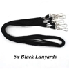 5x Lanyard Neck Strap Id Card Key Chain Badge Holder Whistle Office Work School