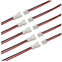 JST 1.25mm Pitch 2 Pin Male Female 15cm Cable Connector Socket 20AWG Wire