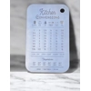 Stainless Steel Kitchen Measurements Chart, Weights and measures, Cooking gift, Cooking aid, measure