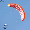 Outdoor Dual Line Stunt Parafoil Parachute Sports Beach Kite Large 1.4M Wide