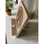 Celtic Tree of Life Design Small Mobile Phone Holder Stand Wooden Bamboo