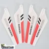 Syma S107G-02 RC Helicopter Main Rotor Blade Set - Red