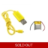 Lipo Battery and USB Charger Lead for Syma S026G Chinook RC Helicopter