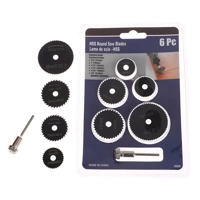 6Pcs Circular Saw Blade Cutting Discs Set Mandrel for Dril..