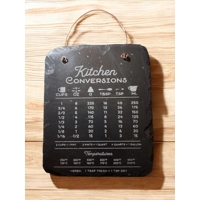 Mini Kitchen Measurements Chart, Cooking Gift, Cooking aid, Measure Conversions, Cups to Grams