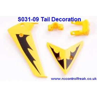 Syma RC Helicopter Part S031-09 Tail Decoration Blades