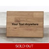 Personalised Oak Butchers Block Kitchen Chopping Cutting Bread Serving Board