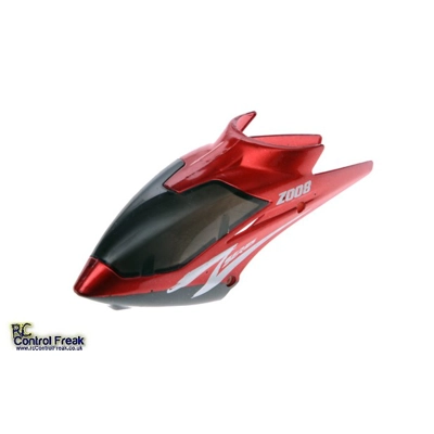 Z008-18 RC Helicopter Head Canopy - Red