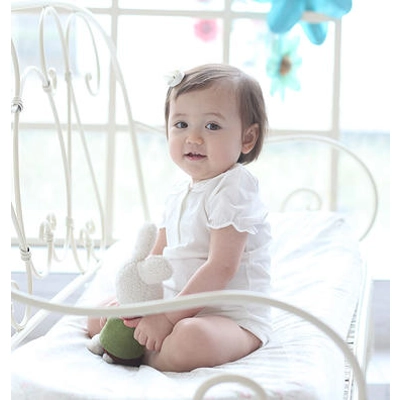 Girls Frilly Organic Cotton Vest Girls Frilly Organic Cotton Vest