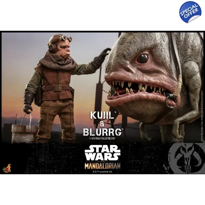 Hot Toys - Star Wars: The Mandalorian - 1/6th scale Kuiil & Blurrg Collectible Set