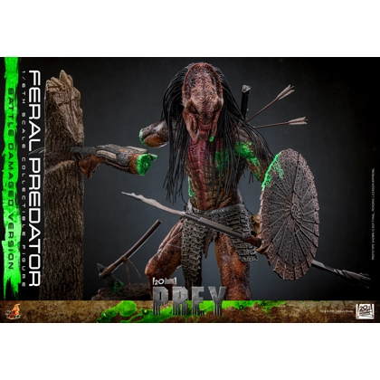 Hot Toys - Prey - 1/6th scale Feral Predator (Battle Damaged Version) Collectible Figure