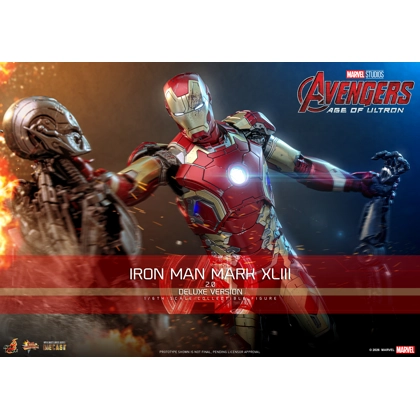 Hot Toys - Avengers Age of Ultron - 1/6th scale Iron Man Mark XLIII (2.0) (Deluxe Version)