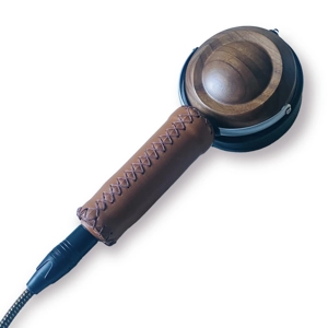 Wood & leather lollipop