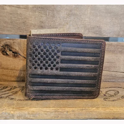 Genuine Leather Embossed Wallets