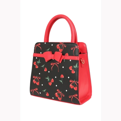 Cherries and Bows Handbag by Banned Apparel