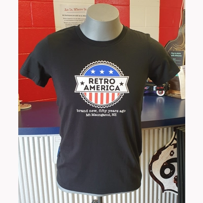 Retro America Logo Guys Tees
