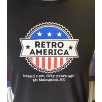 Retro America Logo Guys Tees