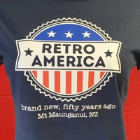 Retro America Logo Gals Tees