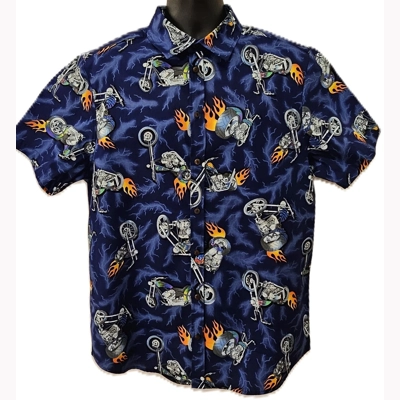 Chopper Hawaiian Style Shirt - NZ Made