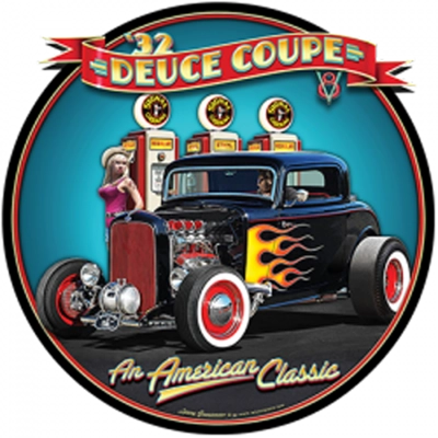 32 Deuce Coupe Tee by Retro America