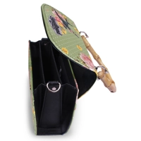 Bamboo Handled Handbag by Liquorbrand