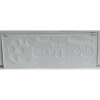 Jaffas Embossed Rolled Edge Metal Sign