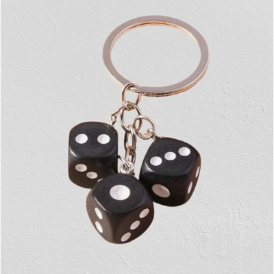 Triple Dice Keyrings Triple Dice Keyrings