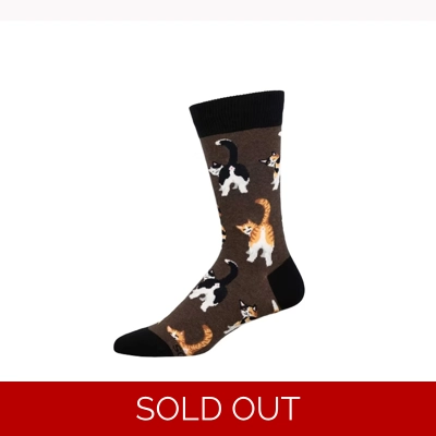 Cat Butts Men's Socks by Socksmith
