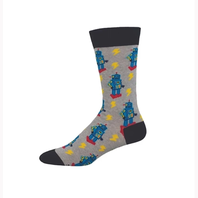 Charge of the Robots Mens Socks by Socksmith